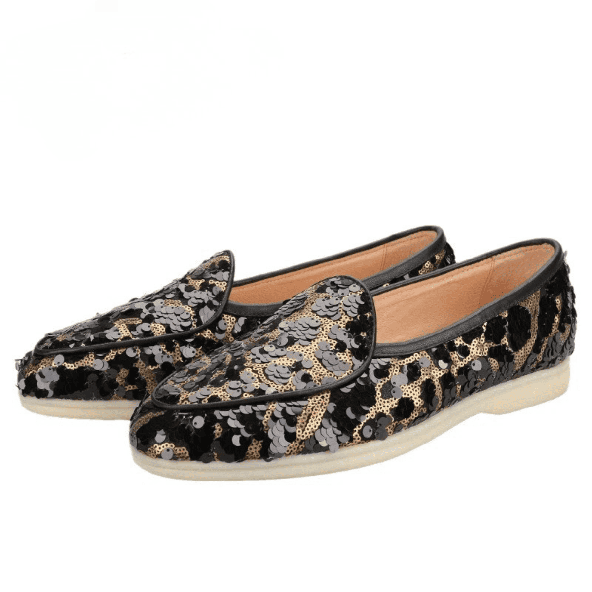 Golden Leopard Loafer