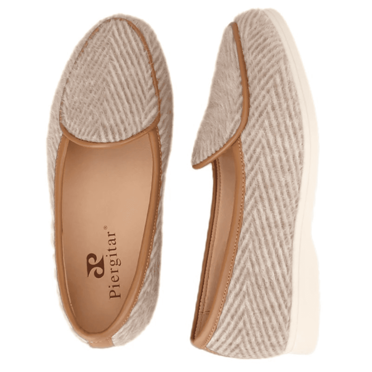 Herringbone Sand Loafer