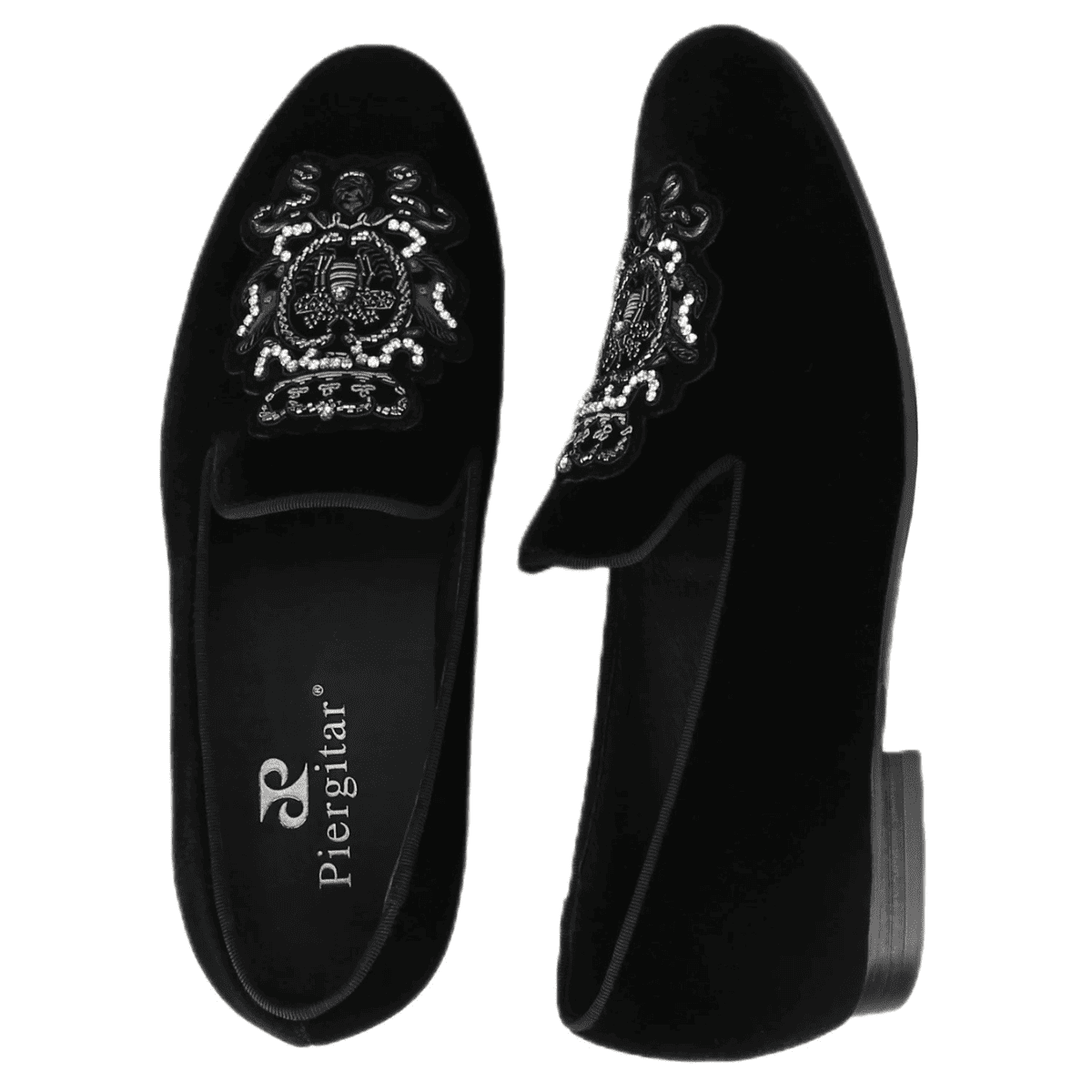 Noir Crest Loafer