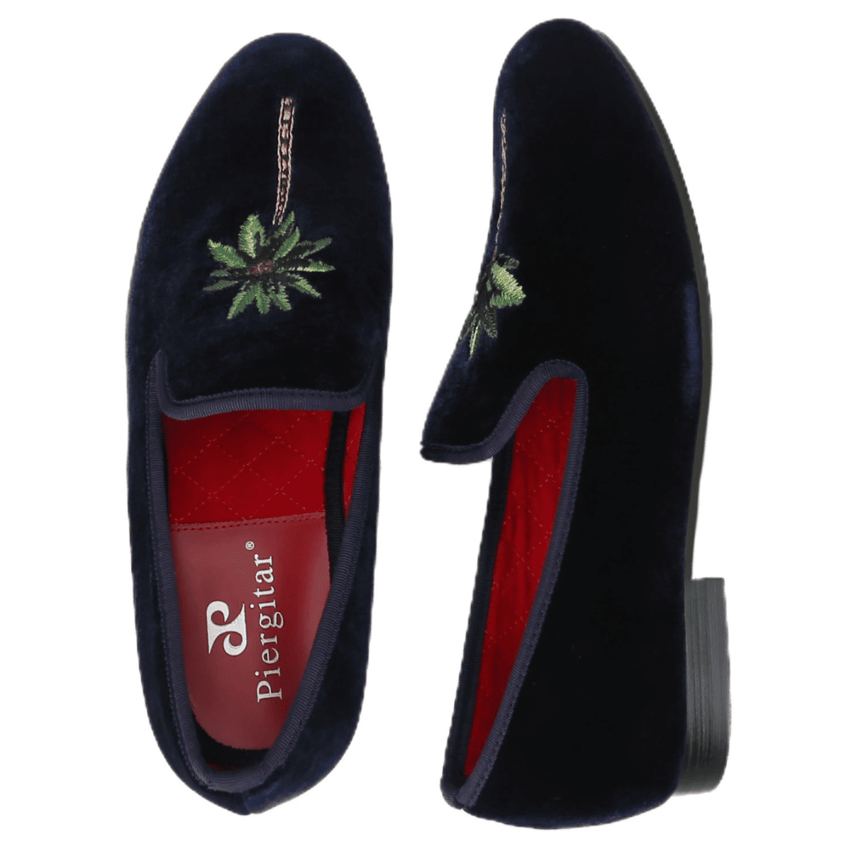 Navy Palms Loafer