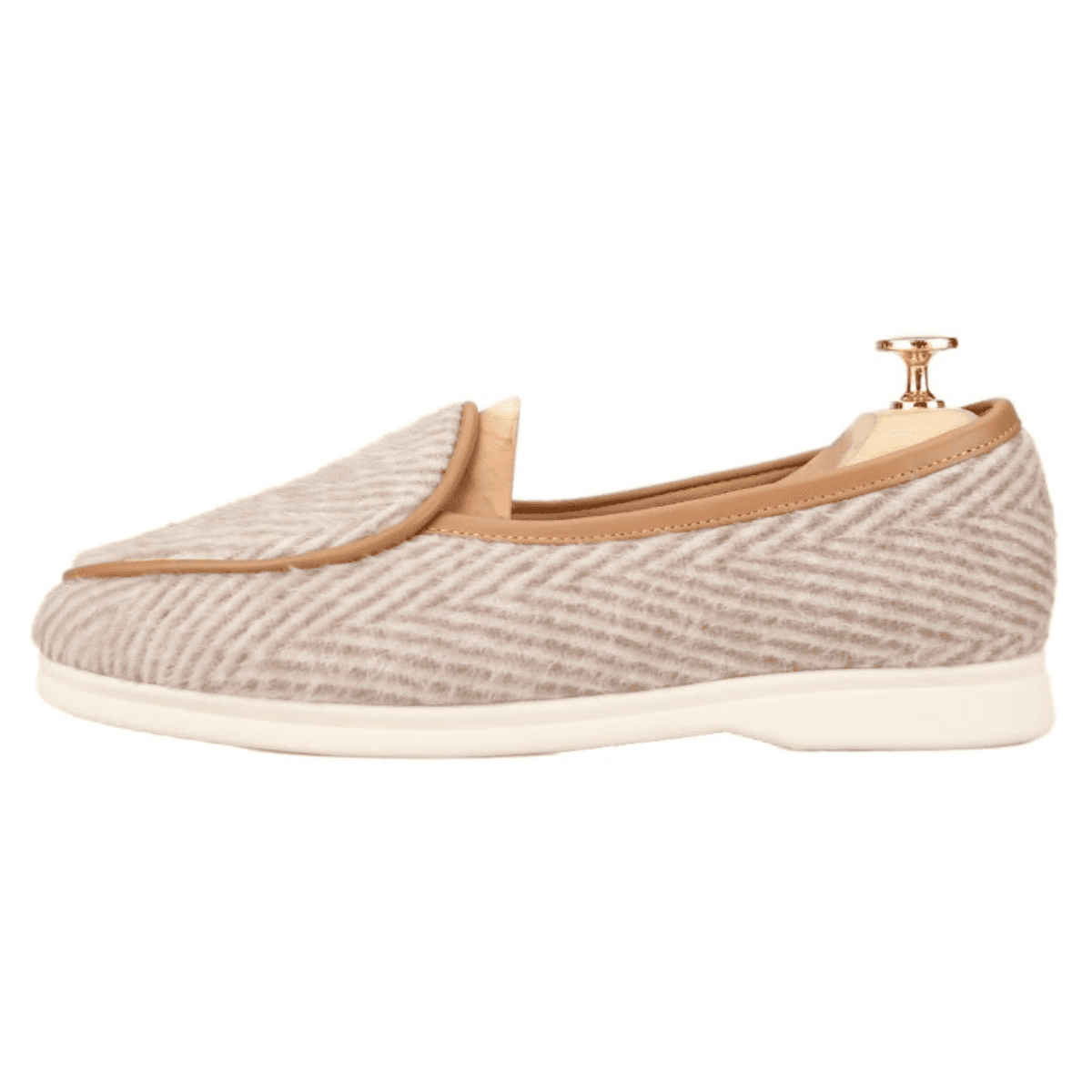 Herringbone Sand Loafer