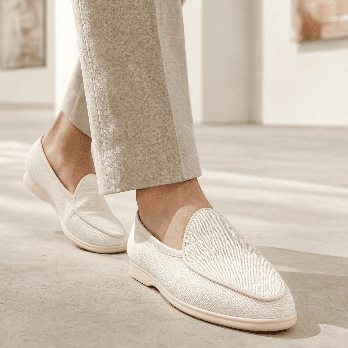 Linen Dune Loafer