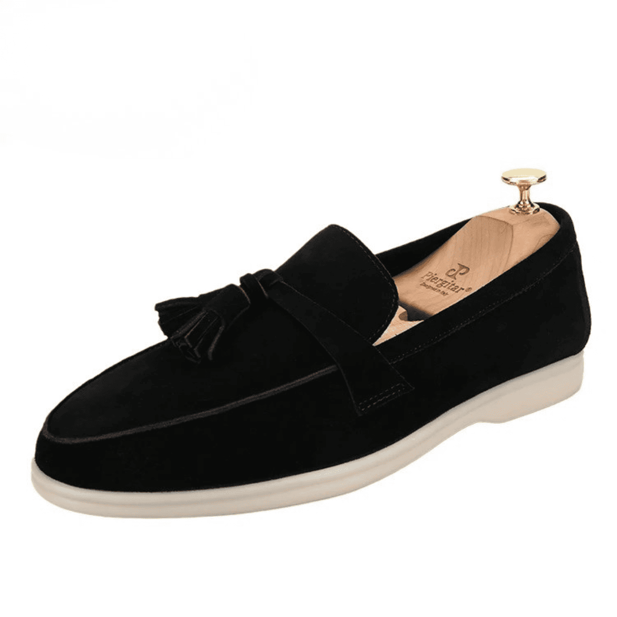 Onyx Tassel Loafer