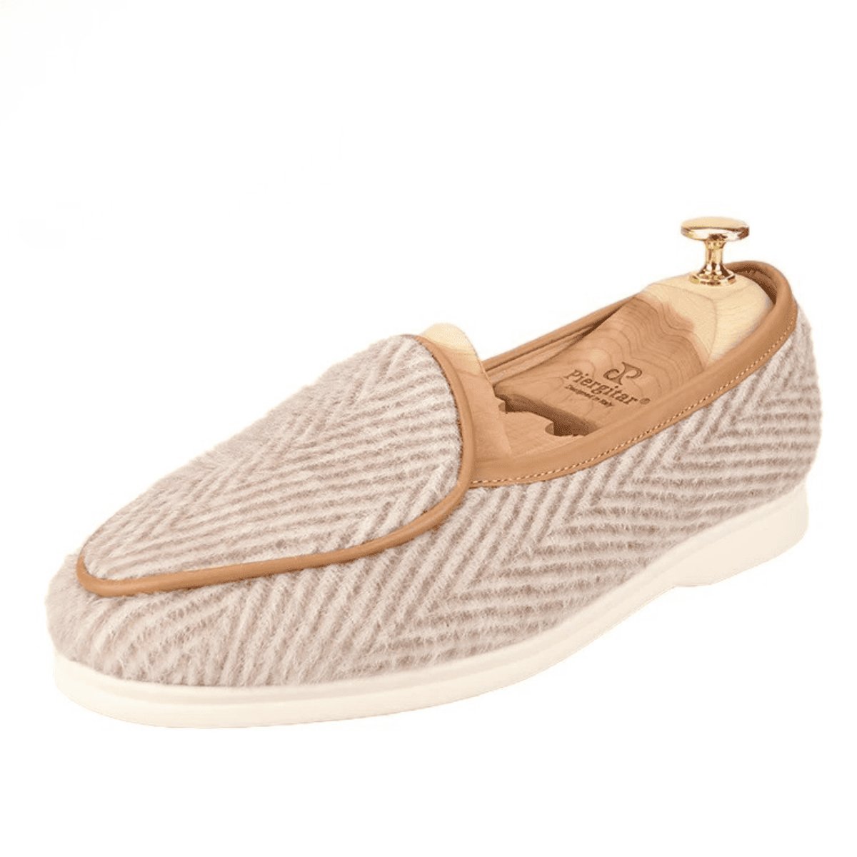 Herringbone Sand Loafer