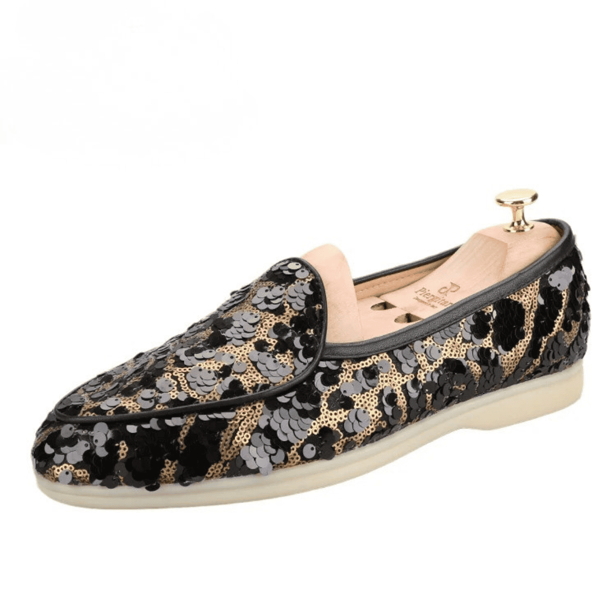Golden Leopard Loafer