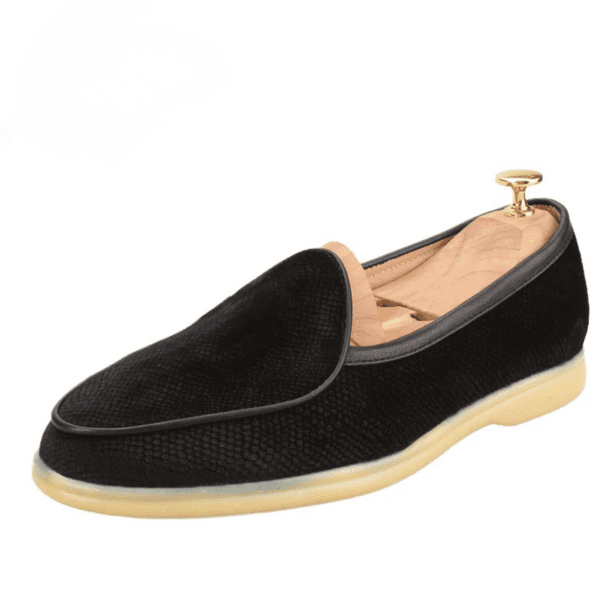Velvet Cobra Loafer