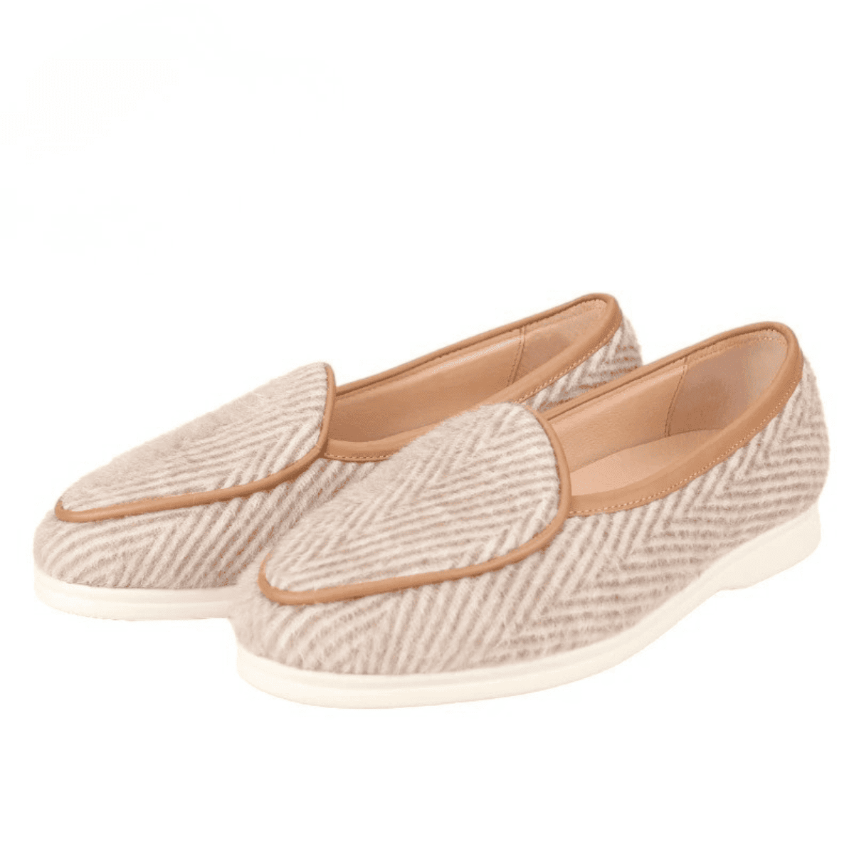 Herringbone Sand Loafer