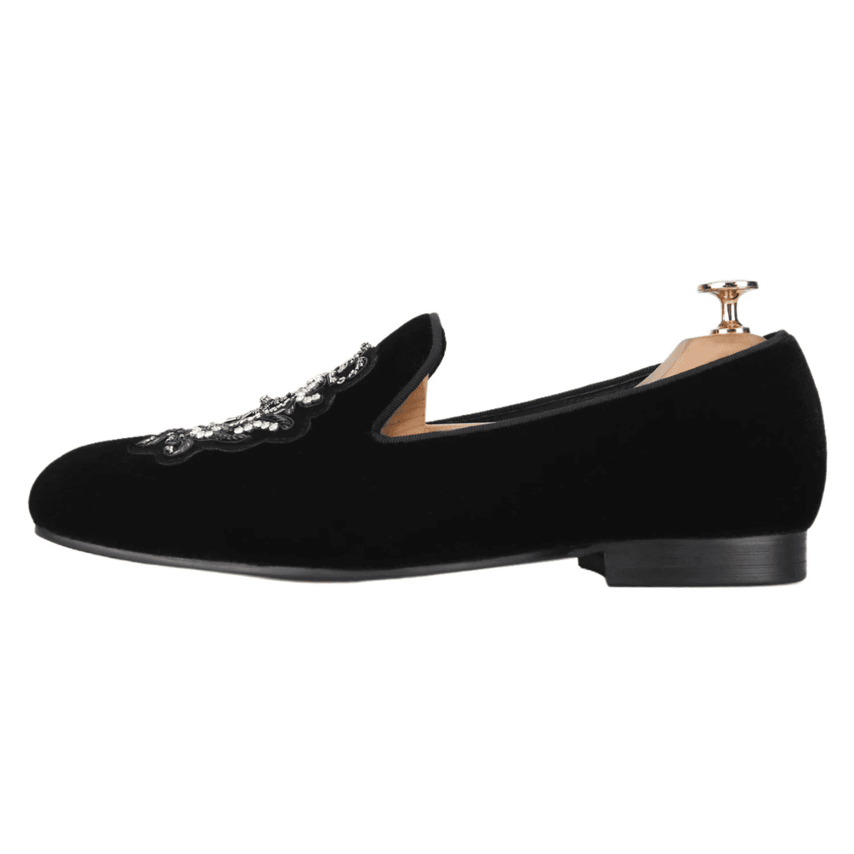 Noir Crest Loafer