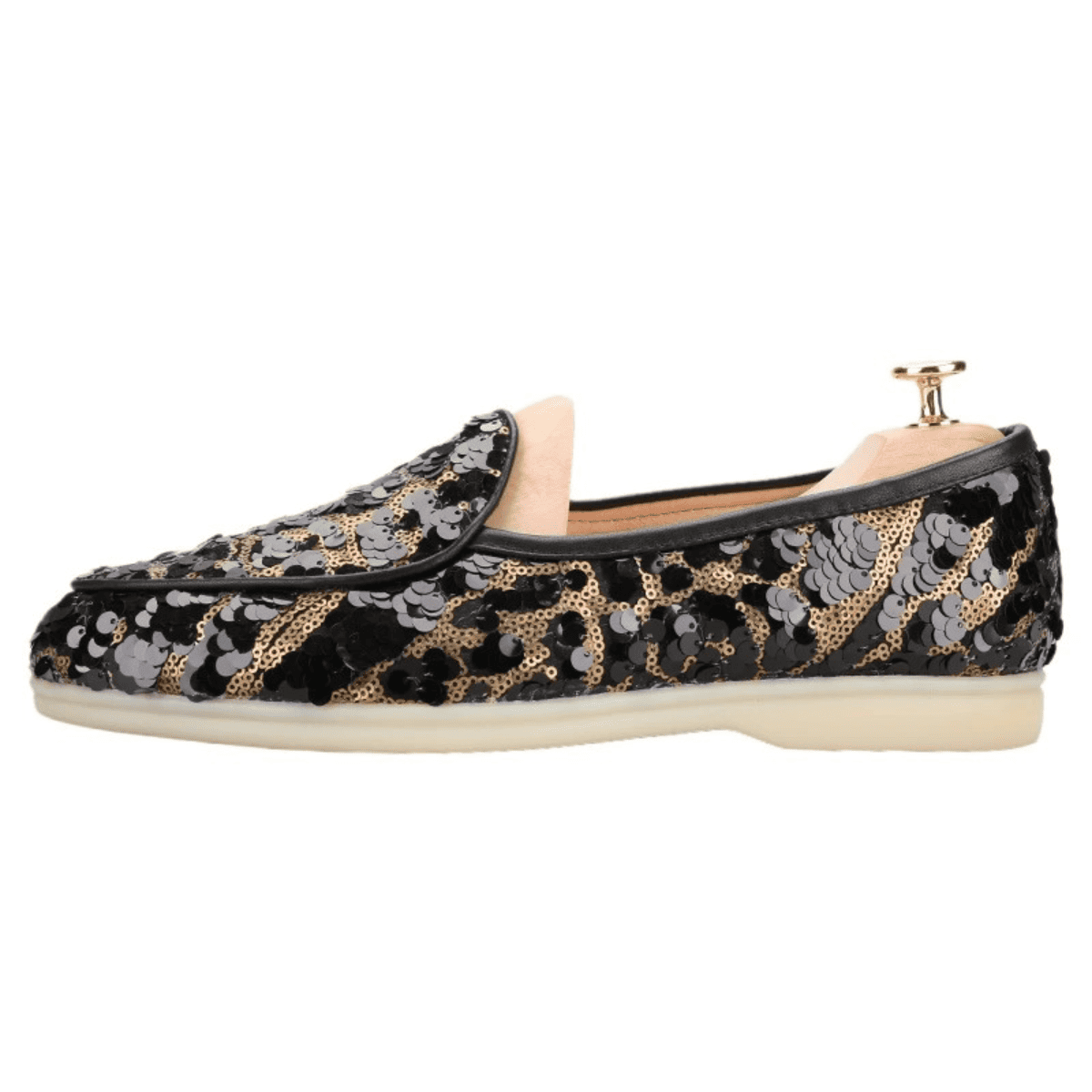 Golden Leopard Loafer