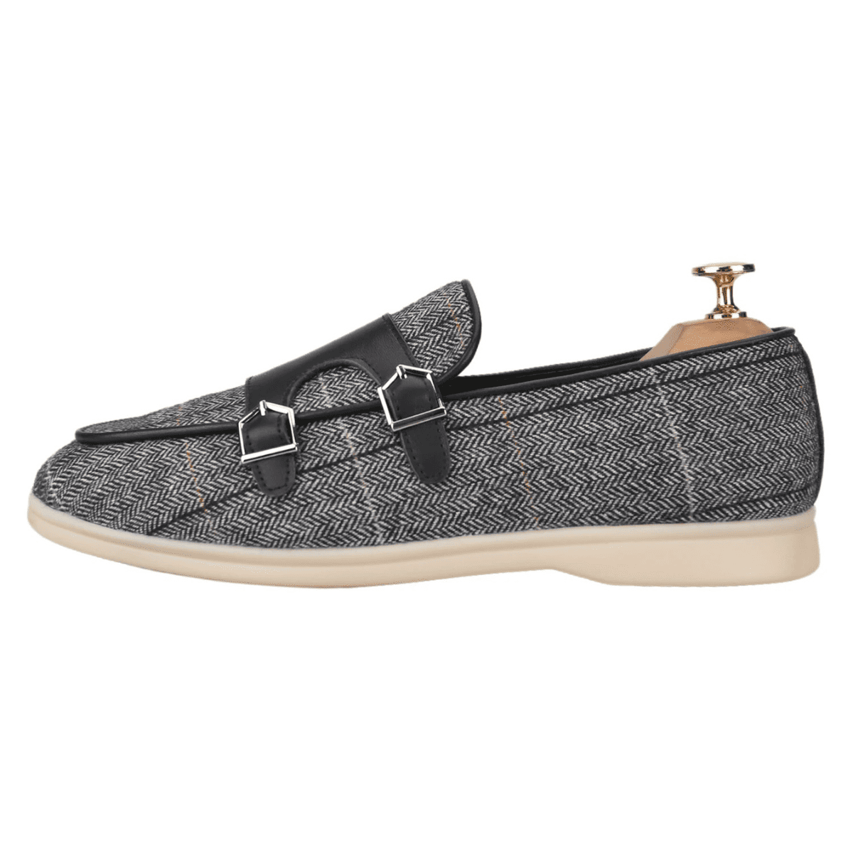 Tweed Monk Loafer
