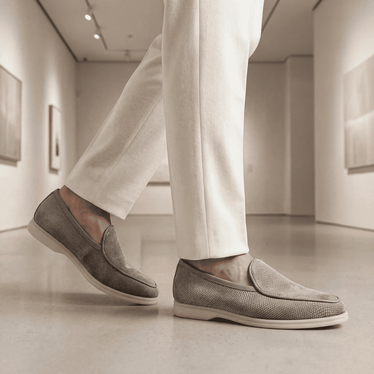 Velvet Cobra Loafer
