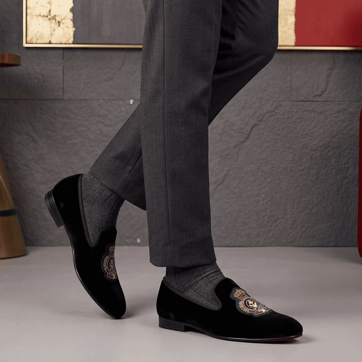 Noir Admiral Loafer