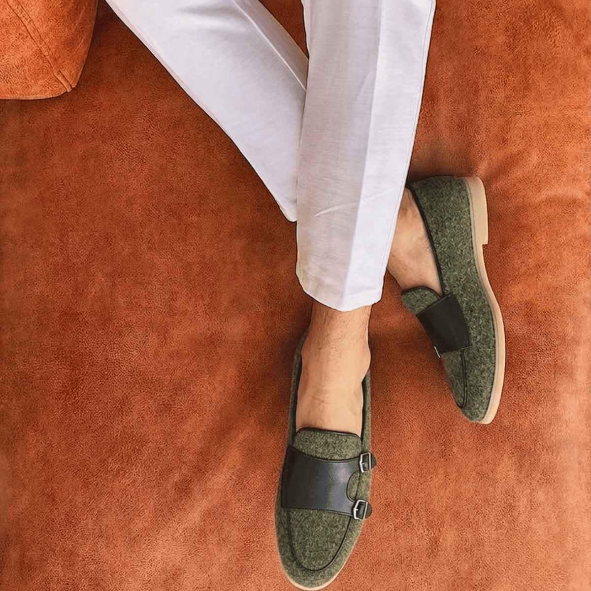 Olive Monk Loafer