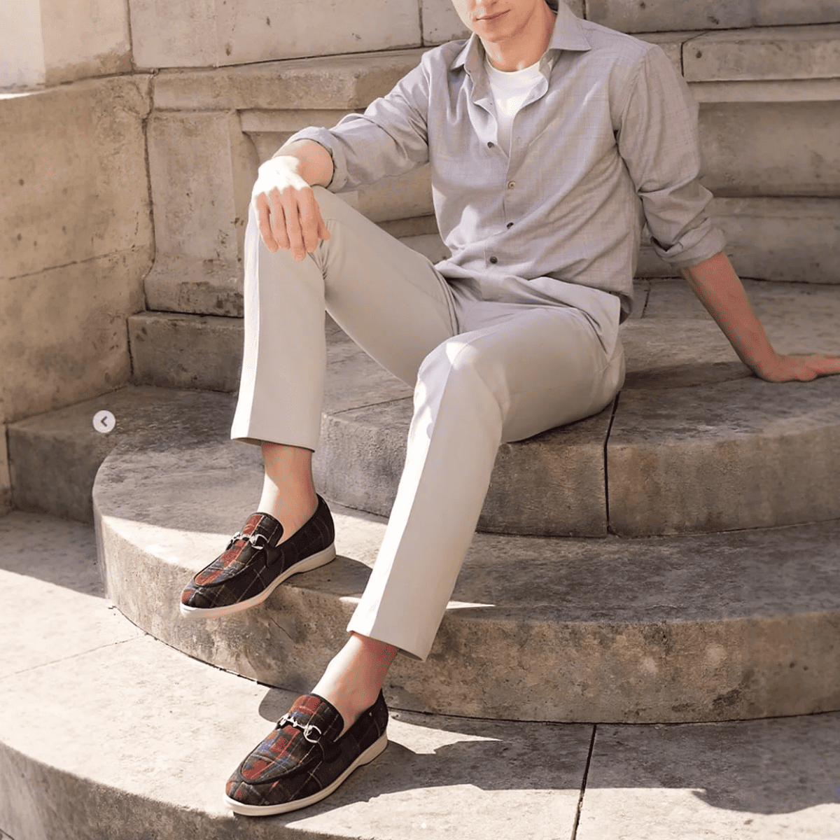 Tartan Bit Loafer