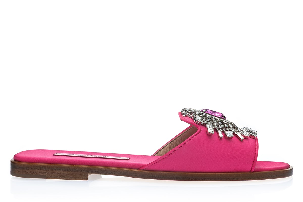 JUPITER SATIN PINK SANDAL WOMAN