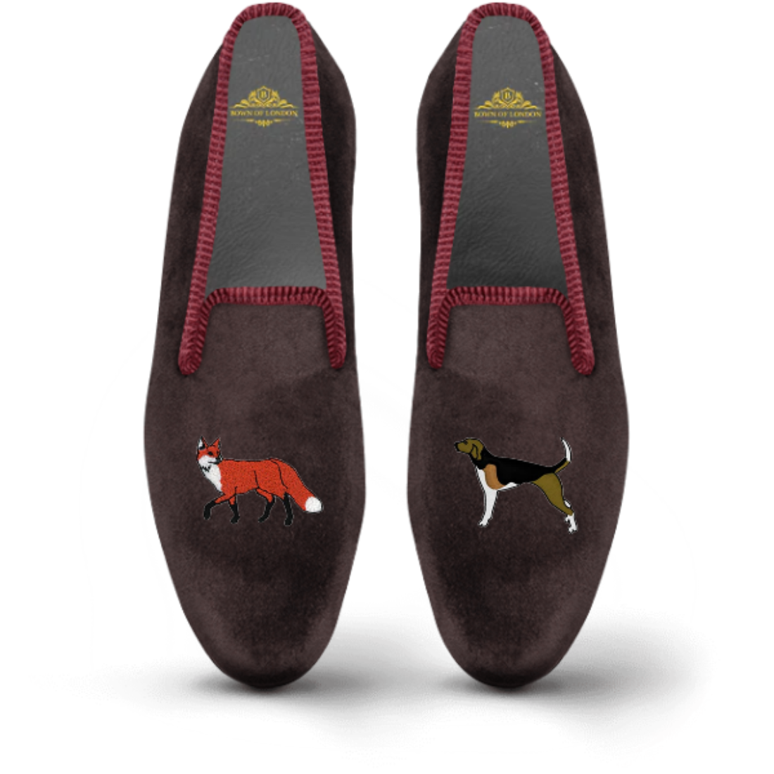 Men's Velvet Loafer/Slipper Shoe - Fox and Hound