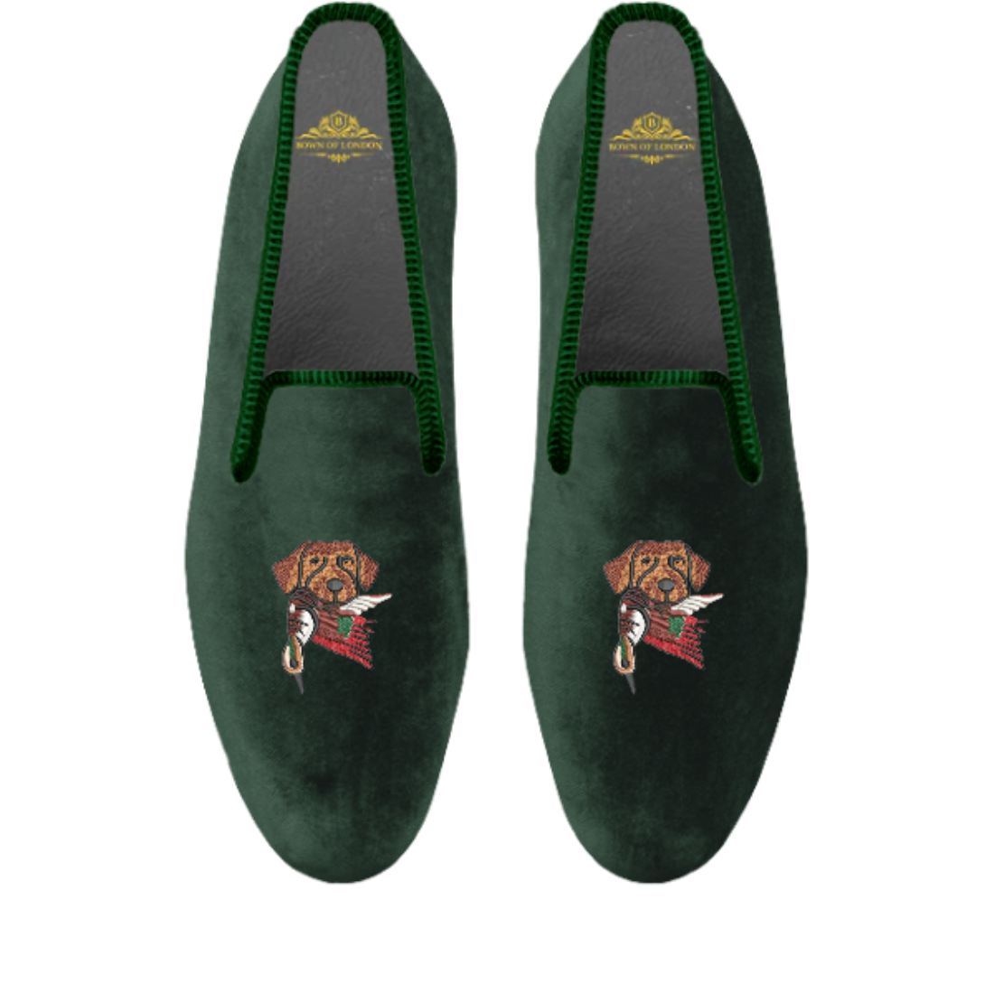 Men's Velvet Loafer/Slipper Shoe - Hunting